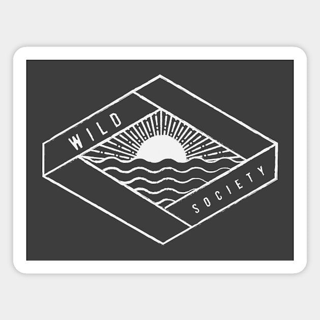 Wild Society Sunset Magnet by Wild Society Podcast